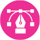 Icon einer Malpalette mit Pinsel, MINKdesign in Köln, Web und Prntdesign.
